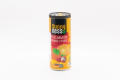 Напиток безалкогольный сокосодержащий Sunny Ness Хурма, апельсин, личи (Иран) 240мл ж/б